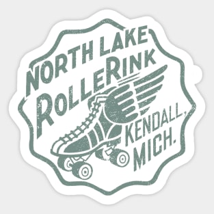 Vintage Roller Skating Kendall Michigan Sticker